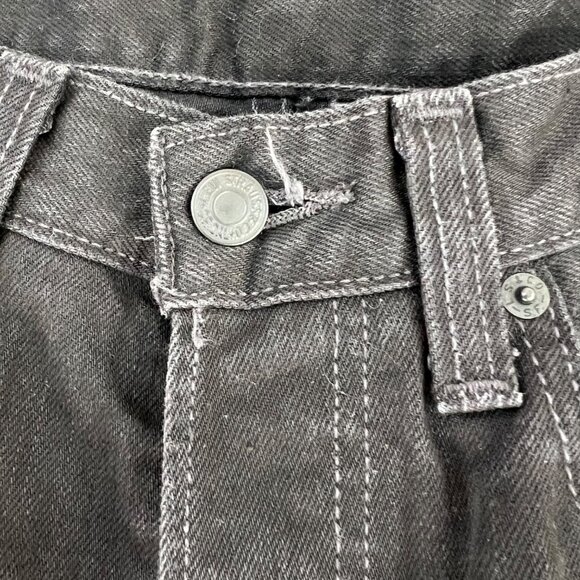 Levi's 501 Original Fit Button Fly Straight Leg Jeans in Black | 32 x 30 - Picture 8 of 13